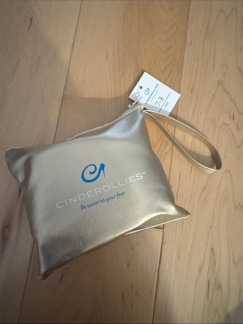 Cinderollies Foldable Flats and Wristlet Pouch